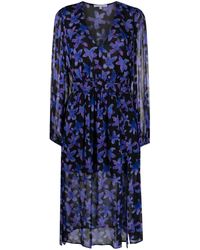 Patrizia Pepe - Starfish-print Belted Dress - Lyst
