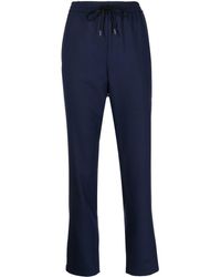 PS by Paul Smith - Tapered Drawstring Wool Trousers - Lyst
