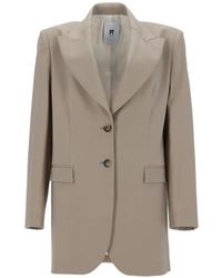PT Torino - Victoria Peak-Lapel Single-Breasted Blazer - Lyst