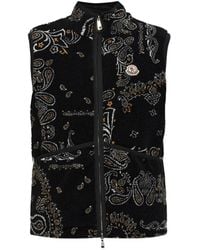 Moncler - Reversible Paisley-Print Gilet - Lyst
