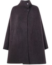 Boboutic - Button-Up Funnel-Neck Coat - Lyst