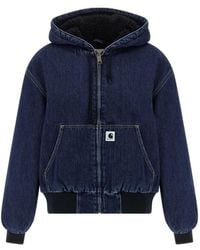 Carhartt - Active Hooded Denim Jacket - Lyst