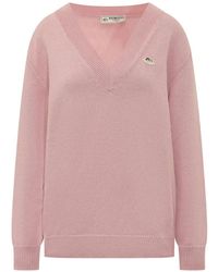 Fiorucci - Angels-Patch V-Neck Sweater - Lyst