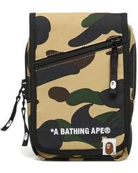 A Bathing Ape - 1St Camo Messenger Bag - Lyst