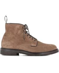 Henderson - Lace-Up Suede Boots - Lyst