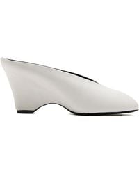 KHAITE - 75Mm Open-Toe Wedge Sandals - Lyst