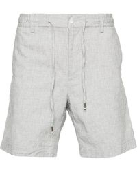 BOSS - Mélange-effect Bermuda Shorts - Lyst