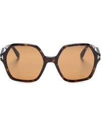 Tom Ford - Romy Sonnenbrille Mit Oversized-Gestell - Lyst