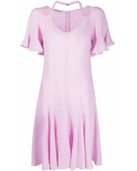Stella McCartney - Kleid Mit V-Ausschnitt - Lyst