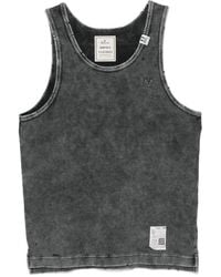 Maison Mihara Yasuhiro - Distressed Waffle-Knit Tank Top - Lyst