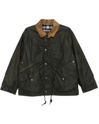 Barbour - Corduroy-Collar Zip-Fastening Jacket - Lyst