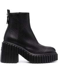 Agl Attilio Giusti Leombruni - Ridged Sole Platform Boots - Lyst