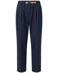 Michael Coal - Belted Pleated Trousers - Lyst