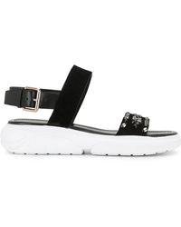 Louis Vuitton Сандалии С Кристаллами - Черный