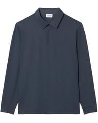 Lacoste - Logo-Patch Long-Sleeve Polo Shirt - Lyst