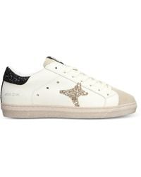 AMA BRAND - Glitter-Embellished Star-Patch Sneakers - Lyst