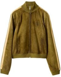 Miu Miu - Waxed Suede Jacket - Lyst