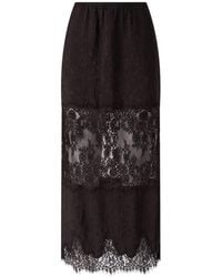 Pinko - Lace Pencil Skirt - Lyst