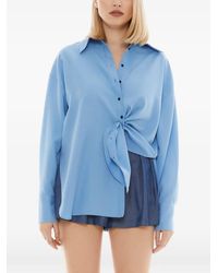 Tessitura Body Couture - Middle Cut Tie-Waist Shirt - Lyst