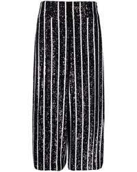 Balmain - Broek Met Wijde Pijpen - Lyst