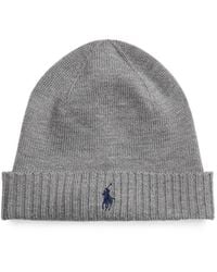 Polo Ralph Lauren - Signature Pony Wool Beanie - Lyst