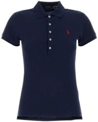 Polo Ralph Lauren - T-Shirts And Polos Cotton Elastane - Lyst