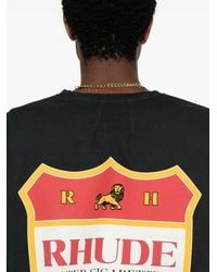 Rhude - Distressed Neck T-Shirt Size M - Lyst