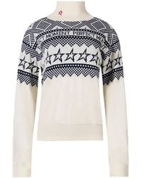 Perfect Moment - Intarsia-Knit Sweater - Lyst