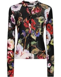 Dolce & Gabbana - フローラル シルクカーディガン - Lyst