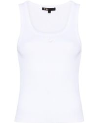 Maje - Clover-embroidered Tank Top - Lyst