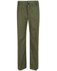 La DoubleJ - Hendrix High-Waist Broek Met Omgeslagen Pijpen - Lyst