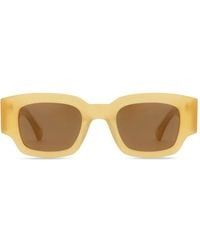 Ami Paris - Ami De Coeur Rectangle-Frame Sunglasses - Lyst