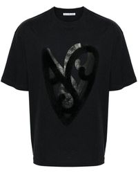 Acne Studios - Motif-print T-shirt - Lyst