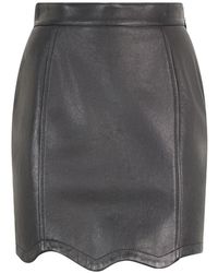 Moschino - Scalloped-Edge Mini Skirt - Lyst