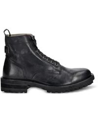 AllSaints - Bottines En Cuir À Lacets - Lyst