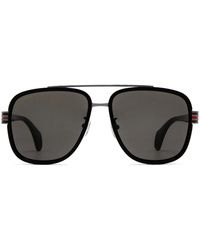 Gucci - Getönte Pilotenbrille - Lyst