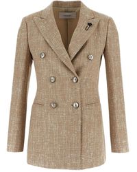 Lardini - Double-breasted Blazer - Lyst