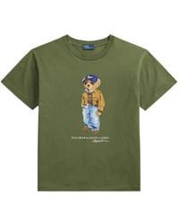 Polo Ralph Lauren - Polo Bear Cotton Jersey T-Shirt - Lyst