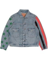 DENIM TEARS - Cactus Tears Denim Plant Denim Jacket - Lyst
