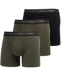 HUGO - Logo-Waistband Boxer Briefs (Set Of Three) - Lyst