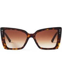 Jimmy Choo - Lorea Zonnebril Met Cat-Eye Montuur - Lyst