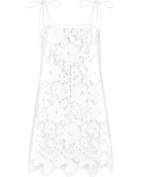 Dolce & Gabbana - Mini Robe Florale Ajourée - Lyst