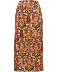 La DoubleJ - Patterned Floral-print Pencil Skirt - Lyst