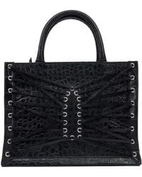Who Decides War - Drawstring-Detail Tote Bag - Lyst