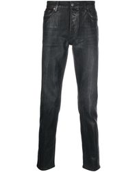 Haikure - Coated Slim-cut Jeans - Lyst