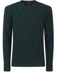 Drumohr - Cable-Knit Crew-Neck Sweater - Lyst