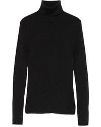 P.A.R.O.S.H. - Maglione A Coste Con Collo Alto - Lyst