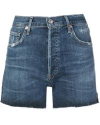 Citizens of Humanity - Marlow Distressed Denim Shorts - Lyst