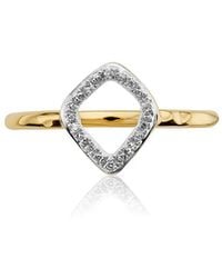Monica Vinader - Riva Mini Kite Stacking Diamond Ring - Lyst