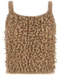 Peserico - Haut Crop En Tweed - Lyst